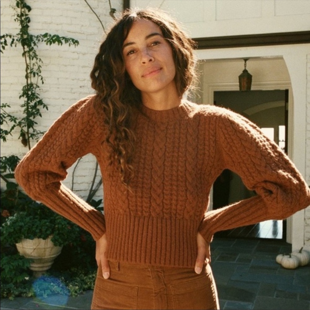 Dôen Mulberry Sweater in Sepia